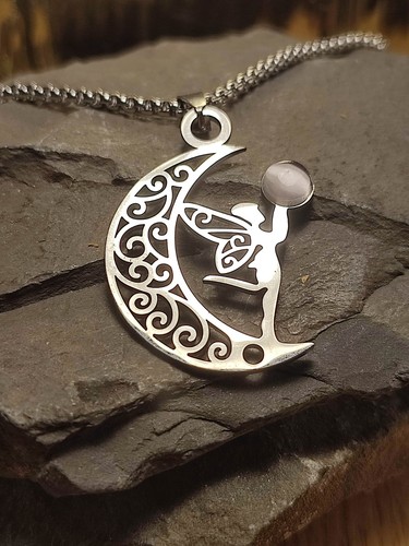 Elfe halskette silber - elfe,