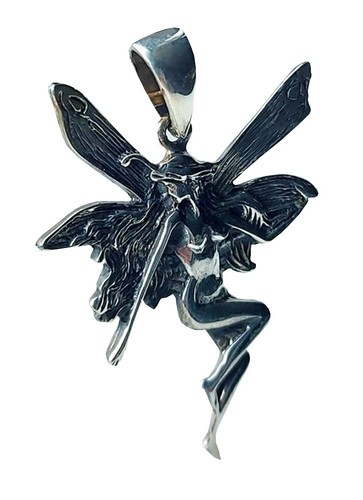 Silber anhänger elfe fee - anhänger,