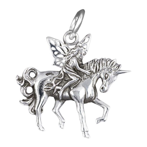 Elfe einhorn schmuck anhänger - elfe,