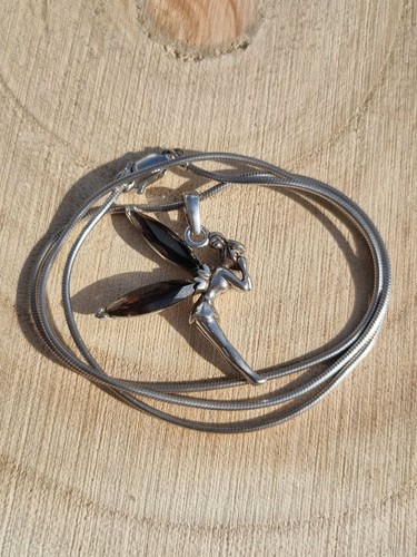 925 silber anhänger - silber, fee