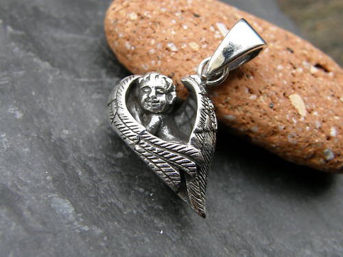 Anhänger silber 925 engel - 925,