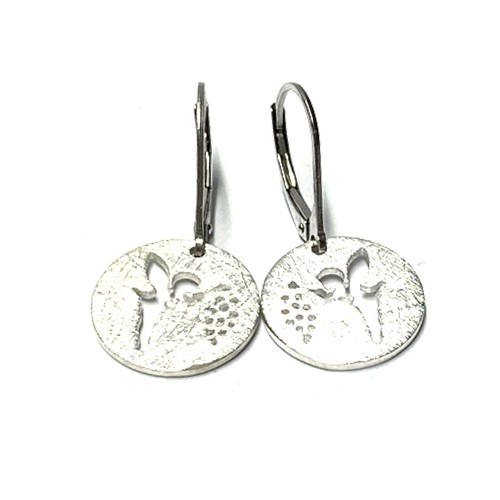 Ohrring silber 925 platte - ohrring,