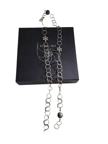 Kette elfen art unikat - art, silber